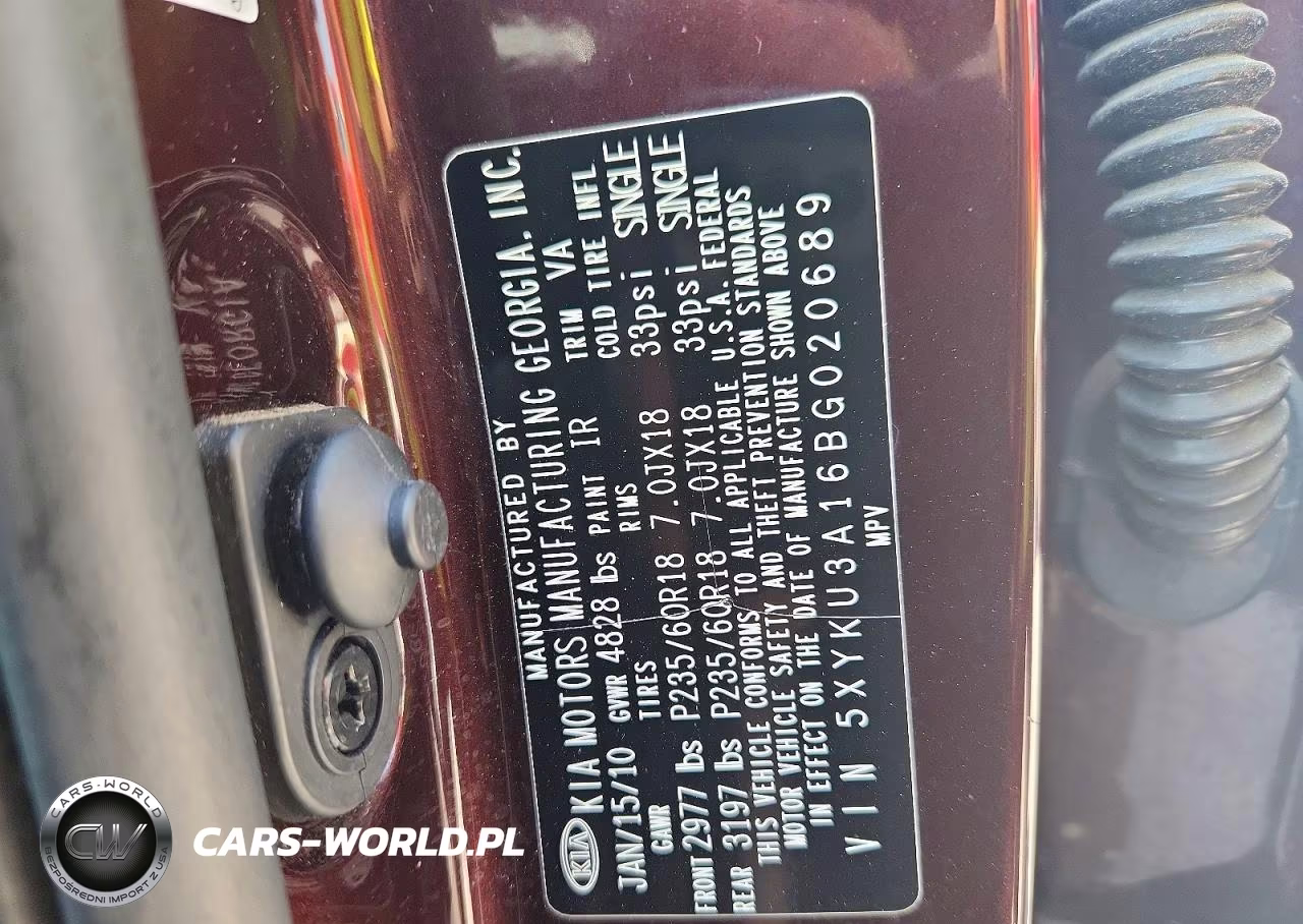 2011 Kia Sorento Ex VIN:5XYKU3A16BG020689 - 12