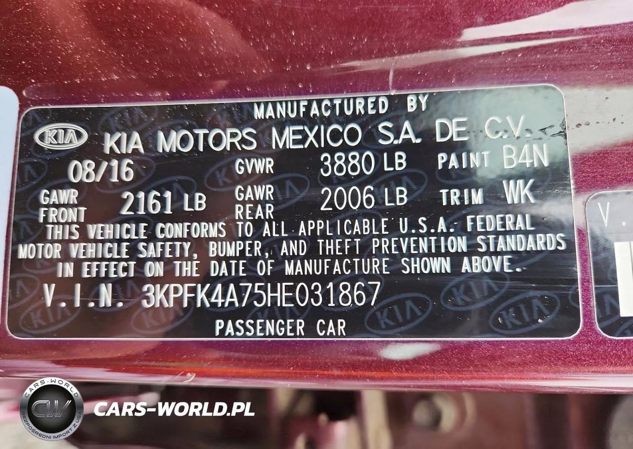 2017 Kia Forte Lx VIN:3KPFK4A75HE031867 - 12