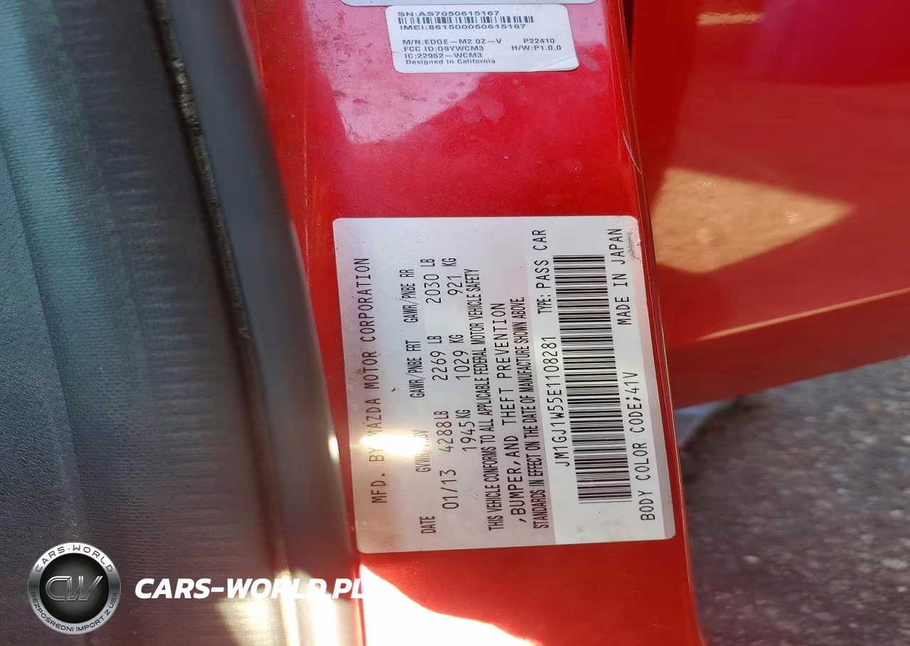 2014 Mazda 6 Grand Touring VIN:JM1GJ1W55E1108281 - 12