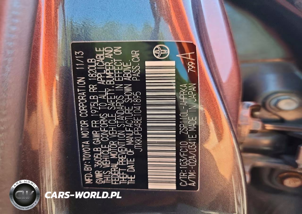 2014 Scion Xd Base VIN:JTKKUPB48E1041895 - 13