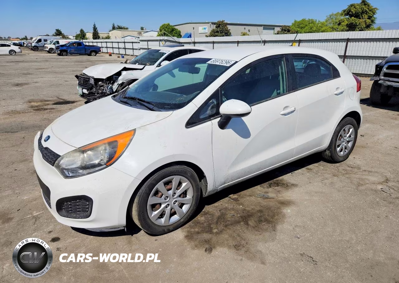 2014 Kia Rio Lx VIN:KNADM5A37E6350335 - 1