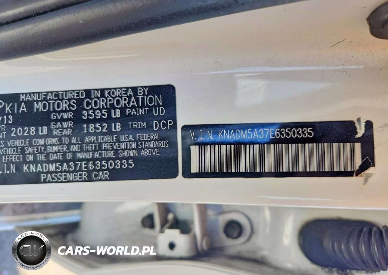 2014 Kia Rio Lx VIN:KNADM5A37E6350335 - 12