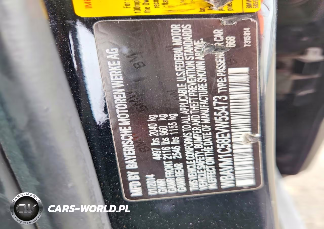 2014 BMW X1 Sdrive28I VIN:WBAVM1C58EVW55473 - 13