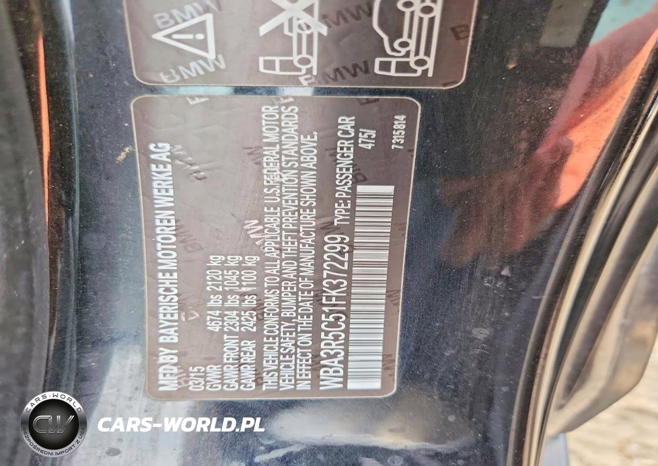 2015 BMW 435 Xi VIN:WBA3R5C51FK372299 - 12