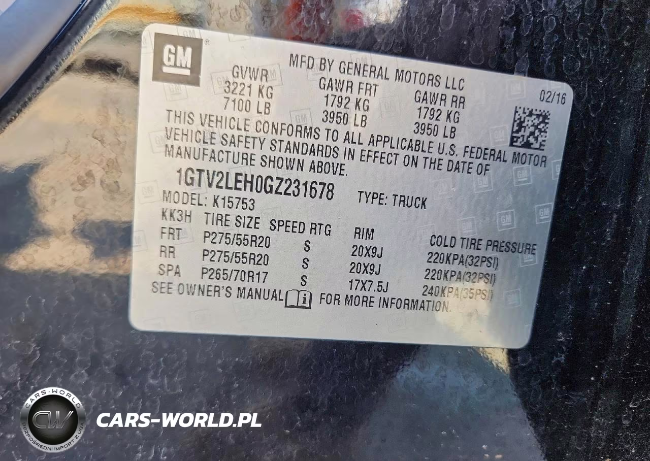 2016 GMC Sierra K1500 VIN:1GTV2LEH0GZ231678 - 13