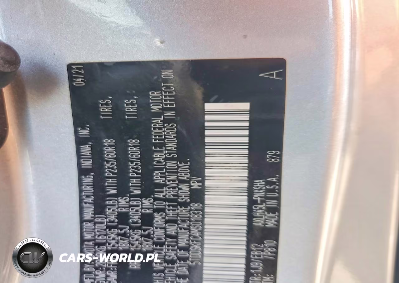 2021 Toyota Sienna Xse VIN:5TDDSKFC4MS018318 - 13
