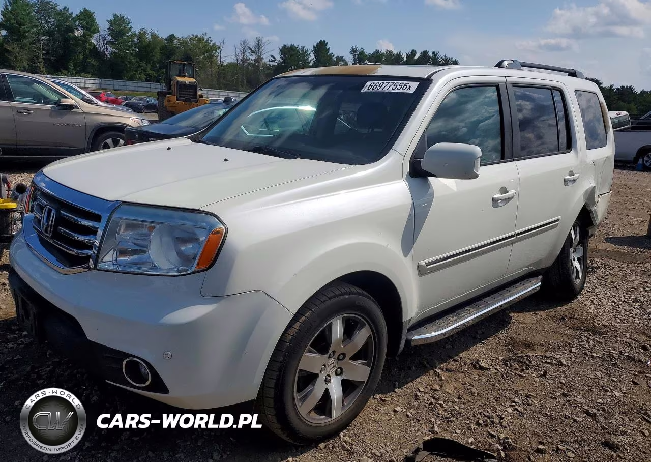 2012 Honda Pilot Touring VIN:5FNYF4H99CB047027 - 1