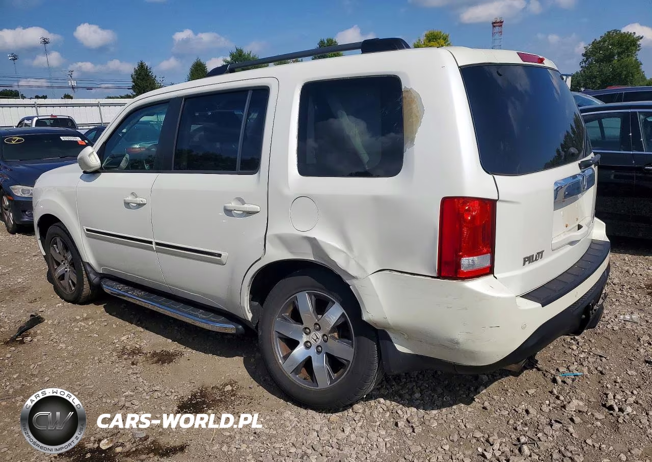2012 Honda Pilot Touring VIN:5FNYF4H99CB047027 - 2