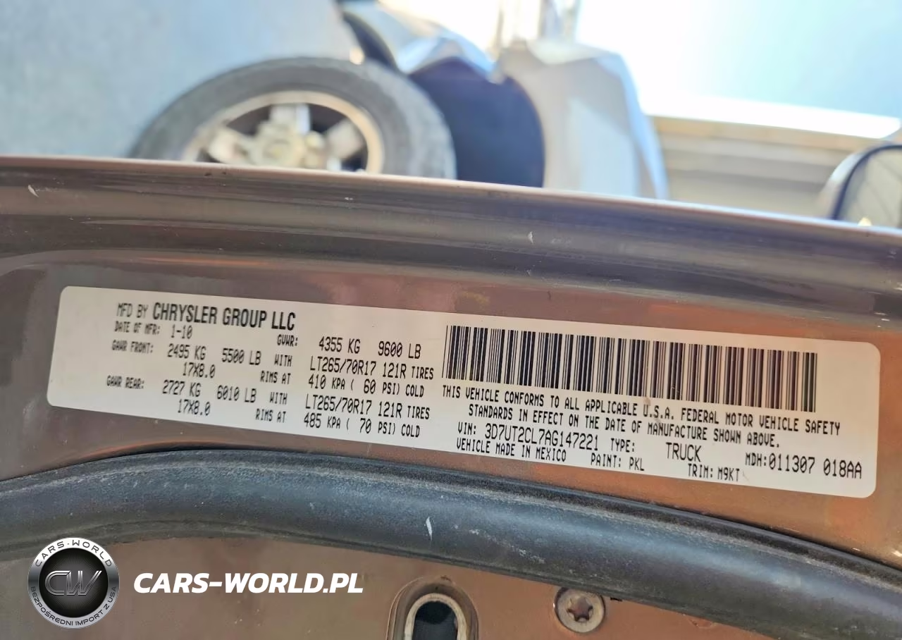 2010 Dodge Ram 2500 VIN:3D7UT2CL7AG147221 - 12