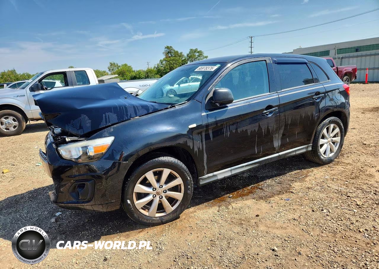 2014 Mitsubishi Outlander Sport Es VIN:4A4AP3AU4EE004722 - 1
