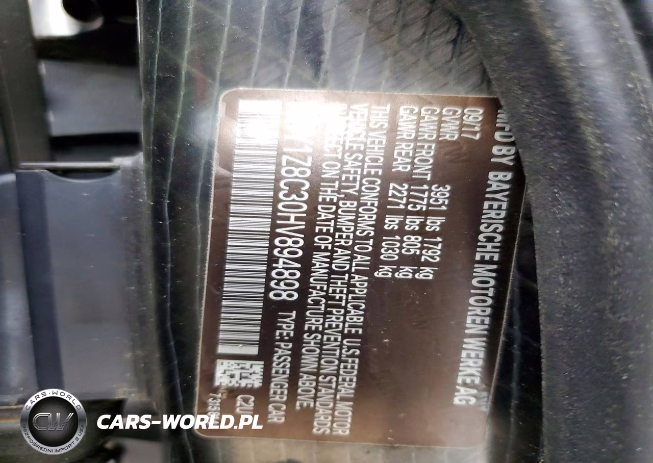 2017 BMW I3 Rex VIN:WBY1Z8C30HV894898 - 12