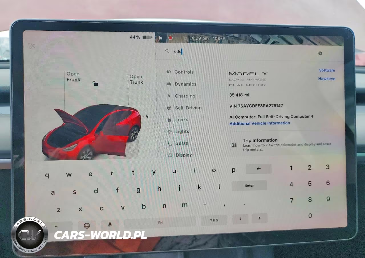 2024 Tesla Model Y VIN:7SAYGDEE3RA276147 - 9
