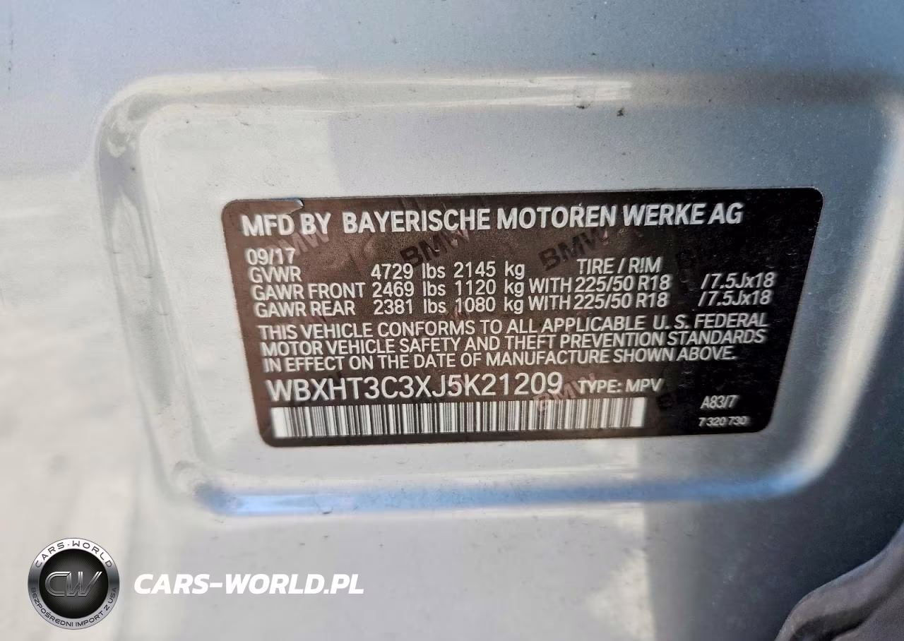 2018 BMW X1 xDrive28I VIN:WBXHT3C3XJ5K21209 - 12