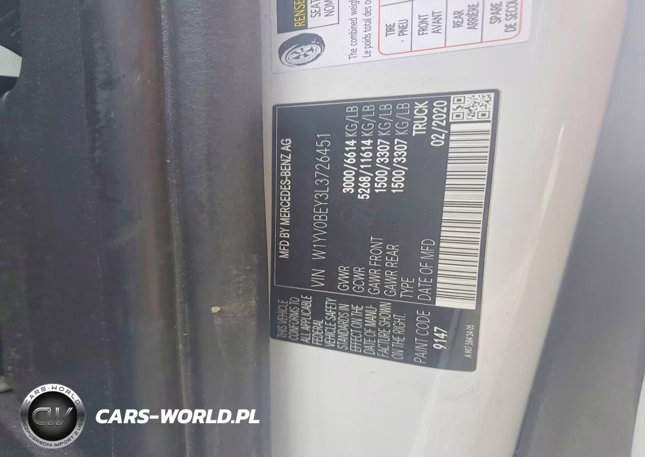 2020 Mercedes-Benz Metris VIN:W1YV0BEY3L3726451 - 13