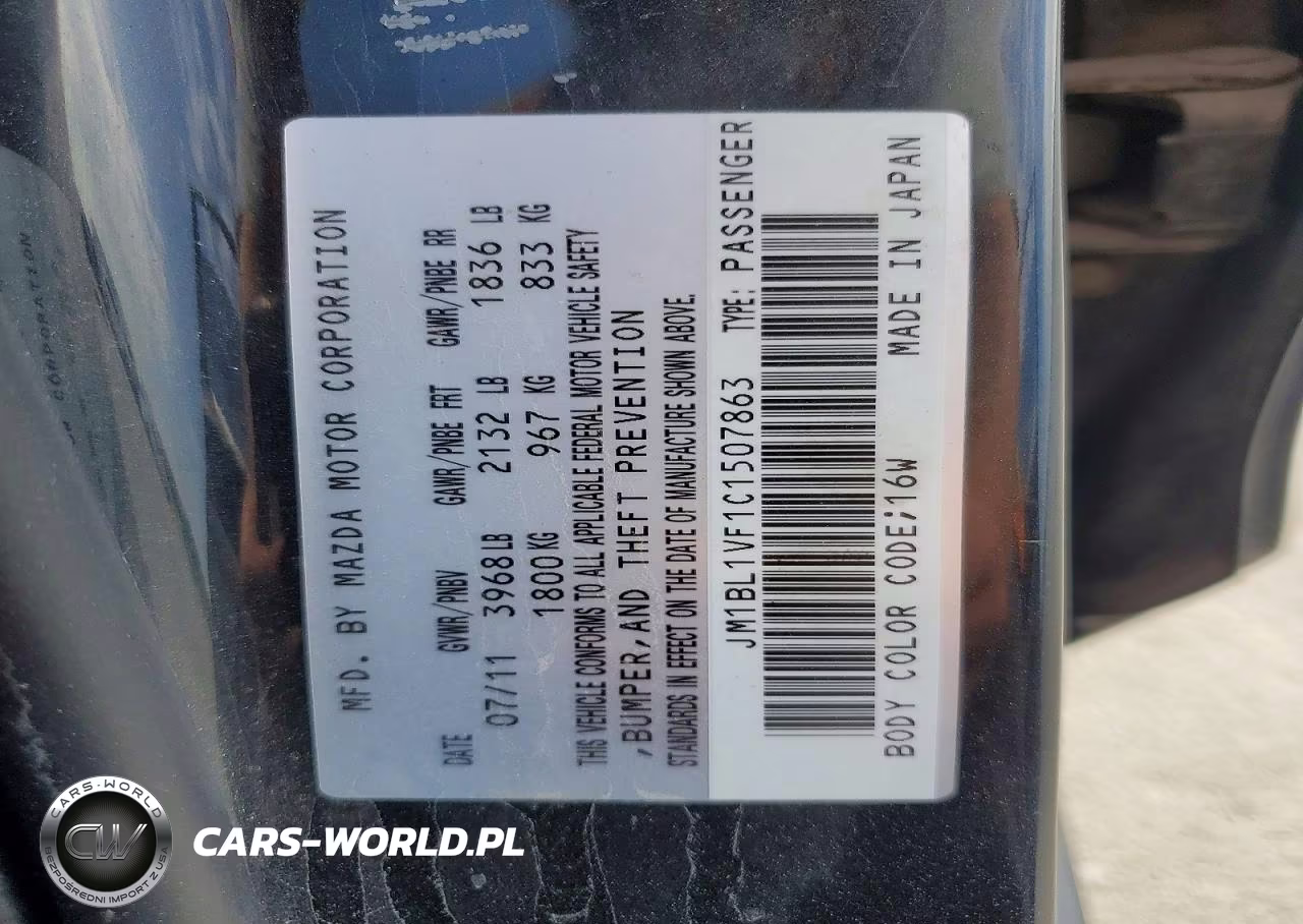 2012 Mazda 3 I VIN:JM1BL1VF1C1507863 - 12