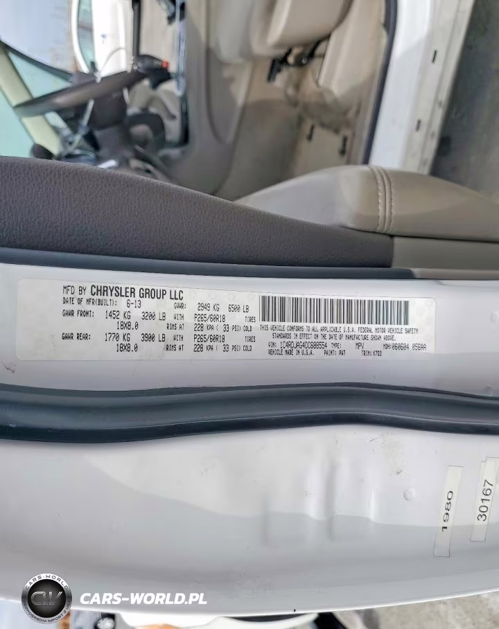 2013 Dodge Durango Sxt VIN:1C4RDJAG4DC688554 - 13