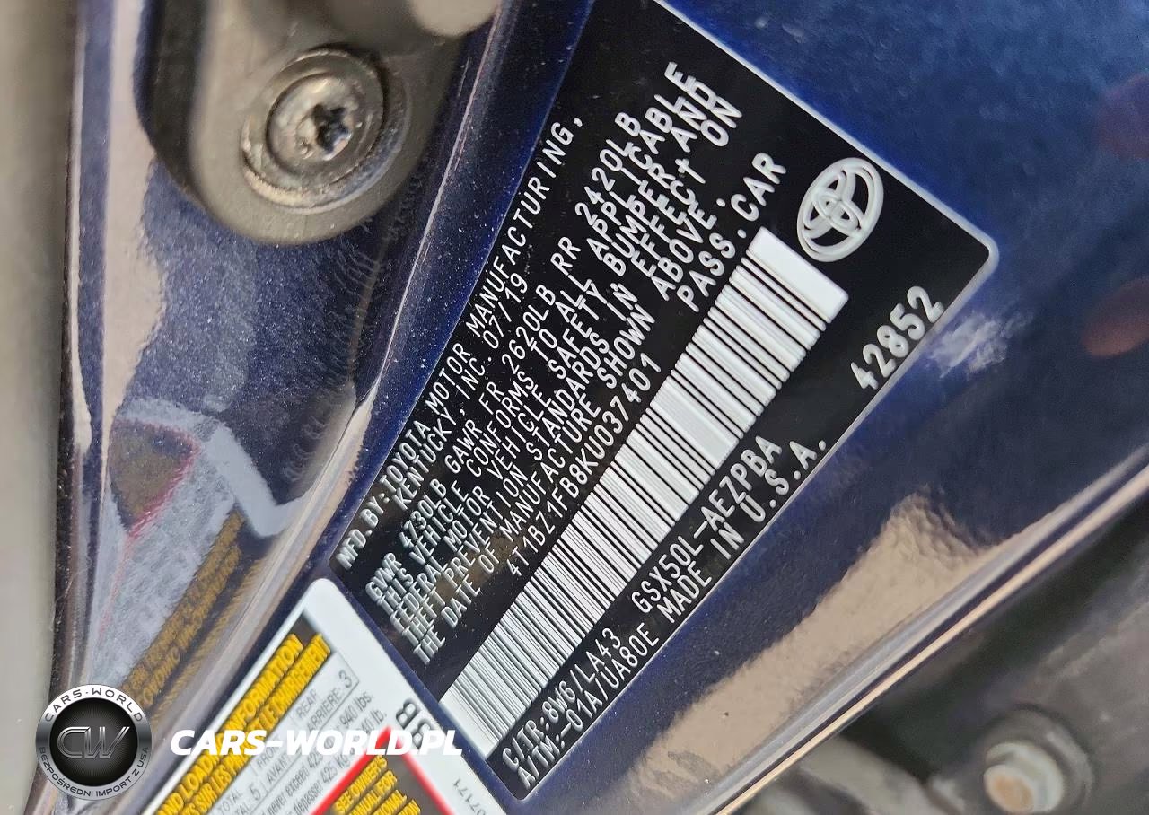2019 Toyota Avalon Limited VIN:4T1BZ1FB8KU037401 - 12