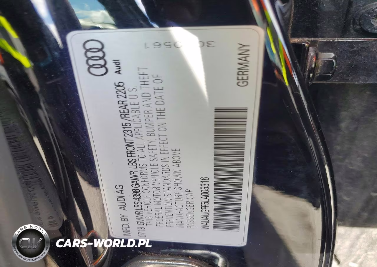 2020 Audi A3 Premium VIN:WAUAUGFF5LA005316 - 12