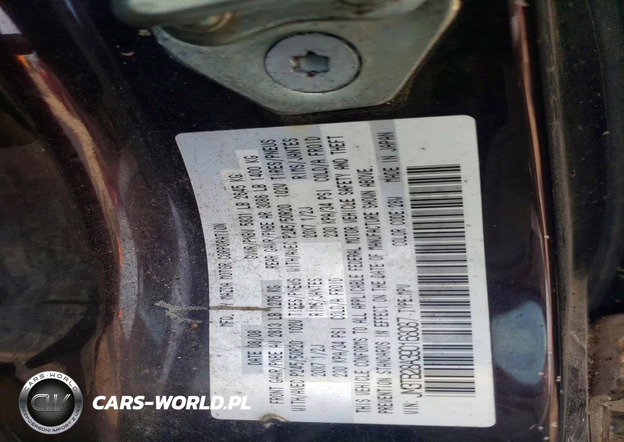 2009 Mazda Cx-9 VIN:JM3TB28A390168087 - 13