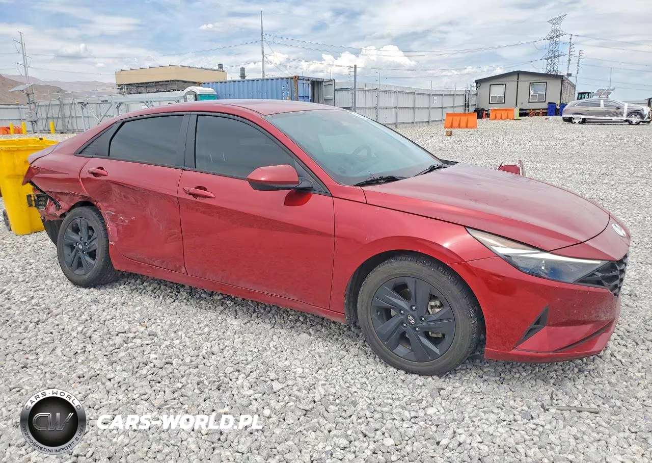 2023 Hyundai Elantra Blue VIN:KMHLM4AJ9PU086228 - 4