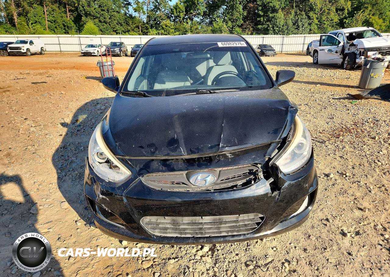 2014 Hyundai Accent Gls VIN:KMHCU4AE8EU767027 - 5