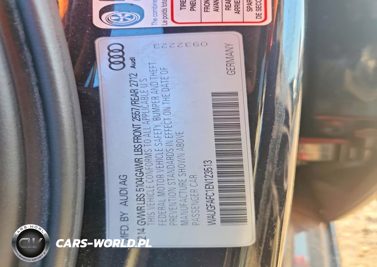 2014 Audi A6 Premium Plus VIN:WAUGFAFC1EN123513 - 12