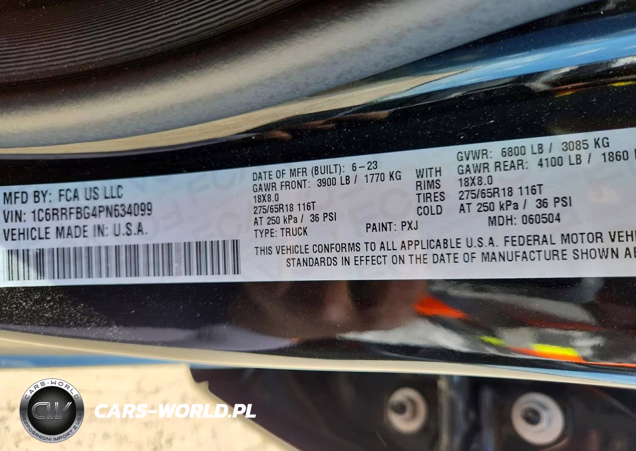 2023 Ram 1500 Big Horn-Lone Star VIN:1C6RRFBG4PN634099 - 12