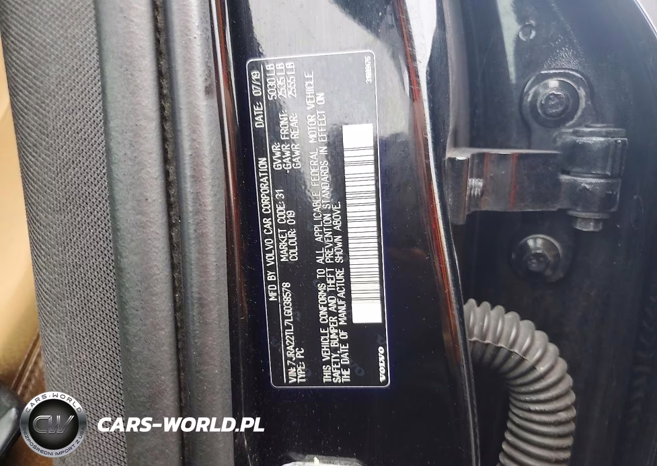 2020 Volvo S60 T6 Inscription VIN:7JRA22TL7LG038578 - 13