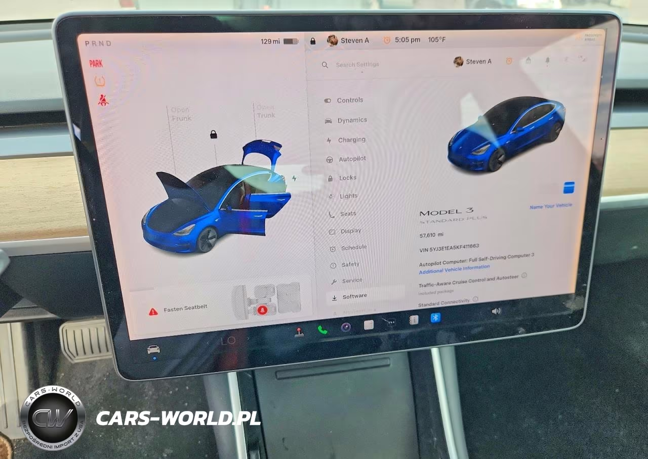 2019 Tesla Model 3 VIN:5YJ3E1EA5KF411663 - 9