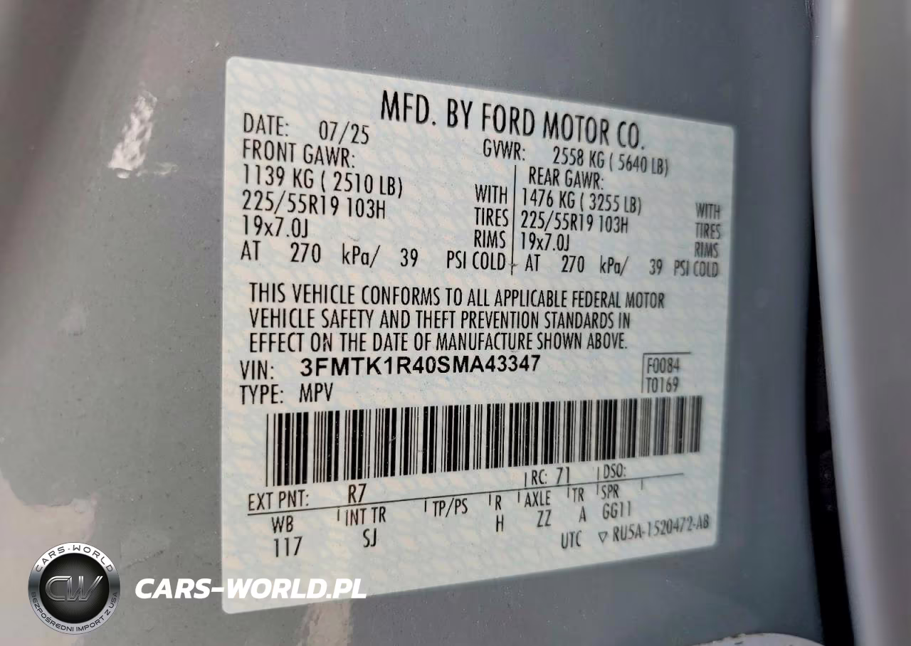 2025 Ford Mustang Mach-E Select VIN:3FMTK1R40SMA43347 - 13