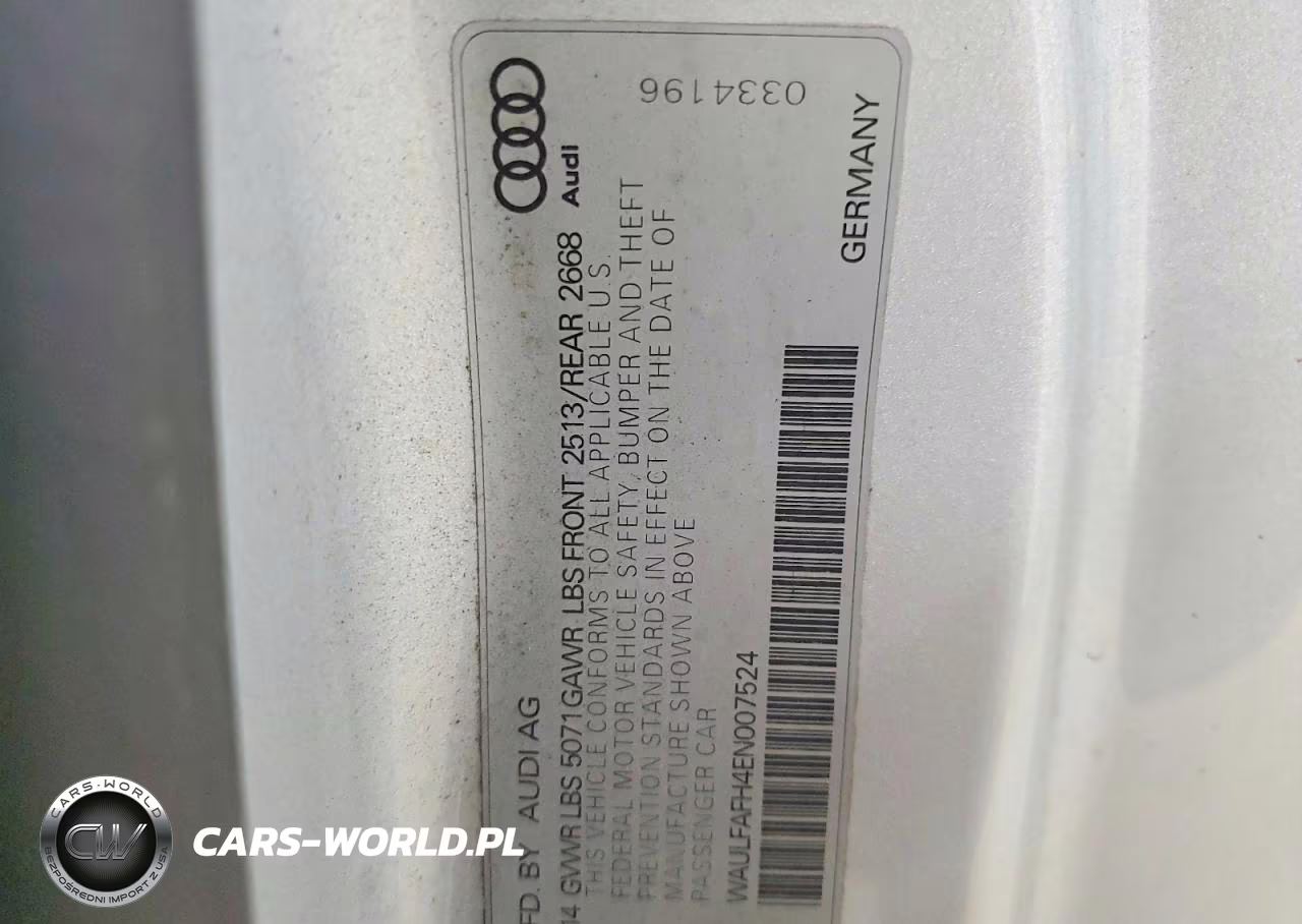 2014 Audi A5 Premium Plus VIN:WAULFAFH4EN007524 - 12