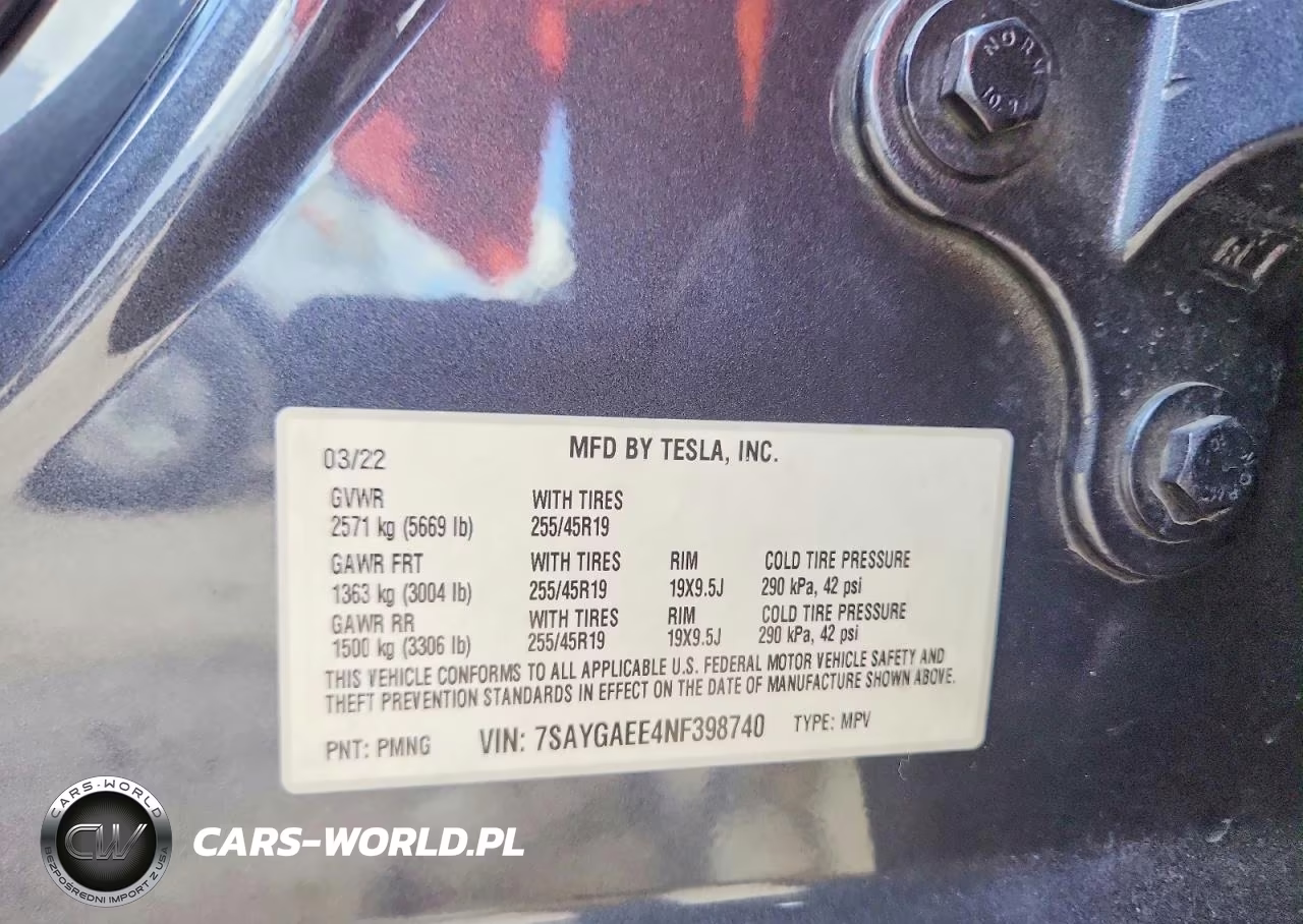 2022 Tesla Model Y VIN:7SAYGAEE4NF398740 - 13