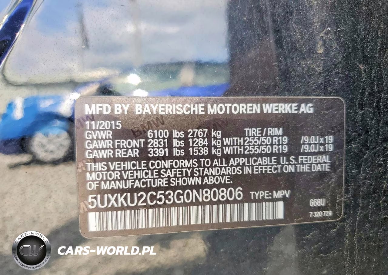 2016 BMW X6 xDrive35I VIN:5UXKU2C53G0N80806 - 13