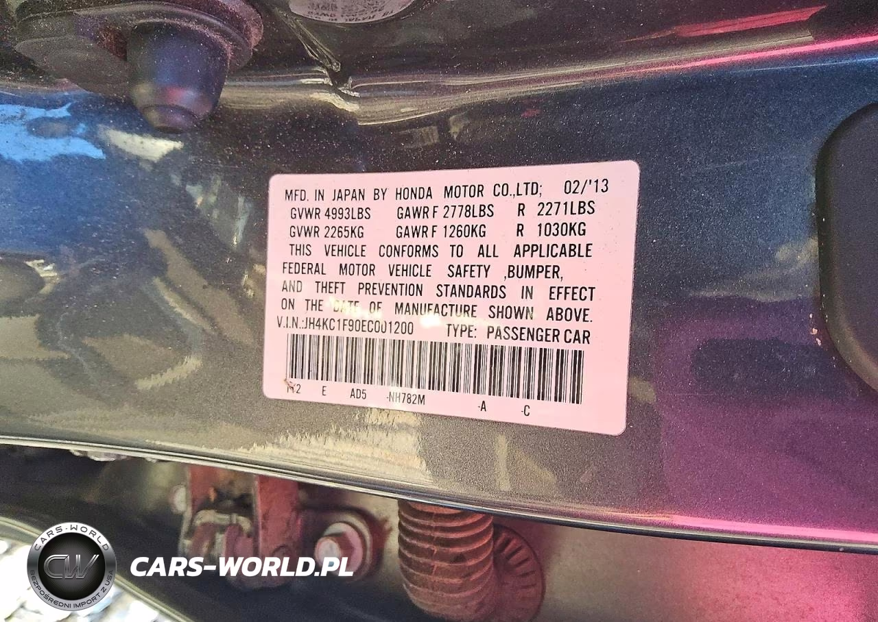 2014 Acura Rlx Advance VIN:JH4KC1F90EC001200 - 12