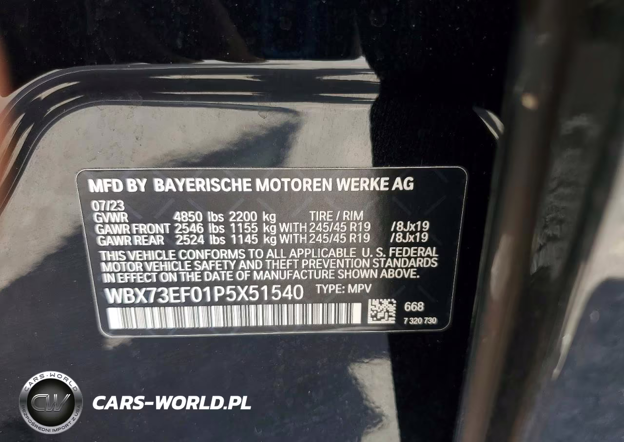 2023 BMW X1 xDrive28I VIN:WBX73EF01P5X51540 - 13