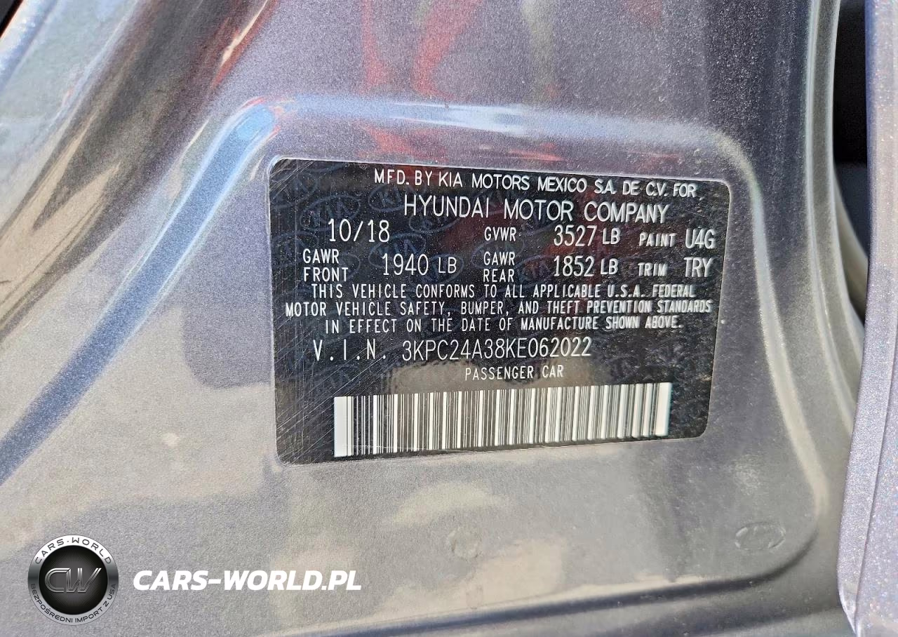 2019 Hyundai Accent Se VIN:3KPC24A38KE062022 - 13