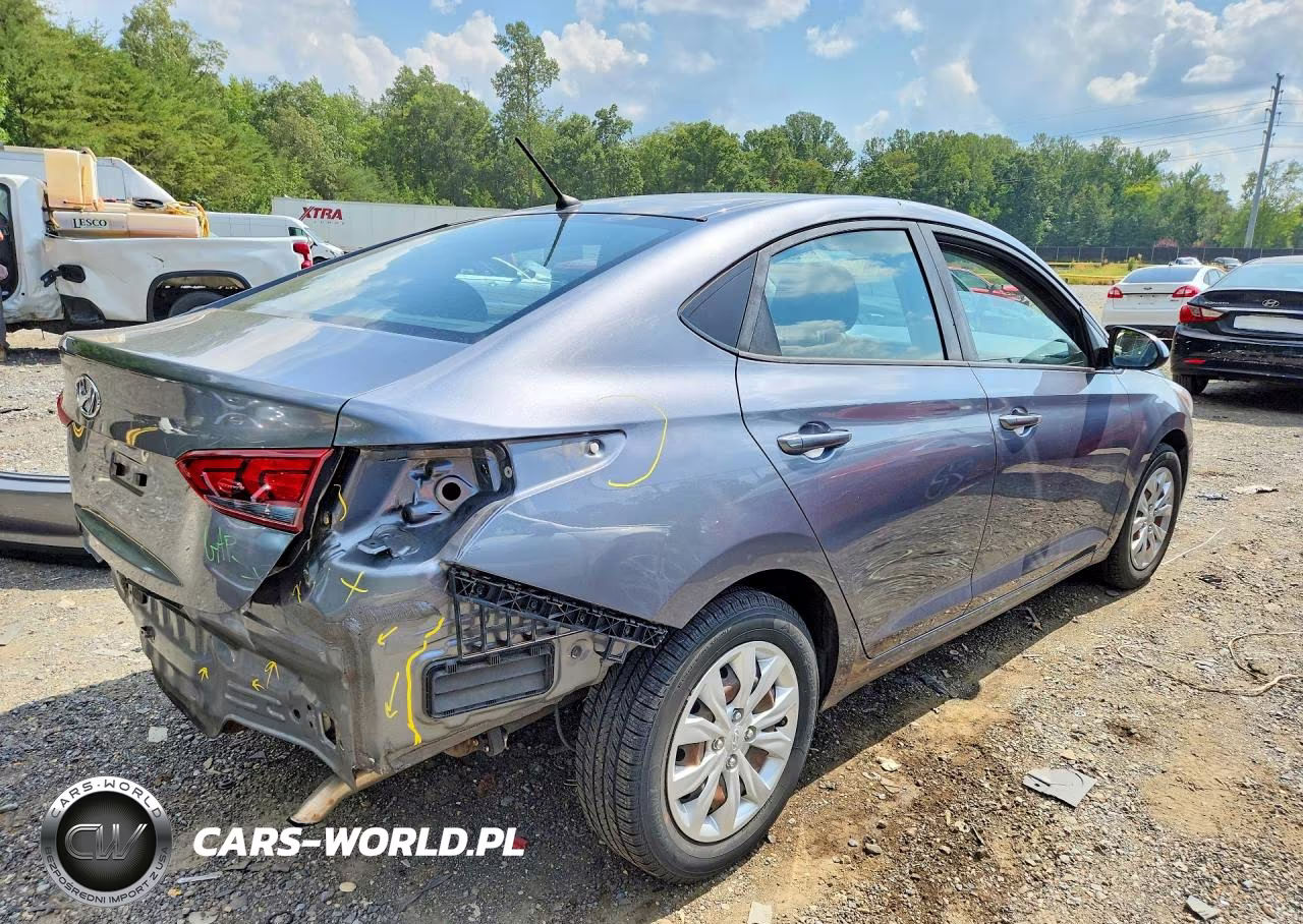 2019 Hyundai Accent Se VIN:3KPC24A38KE062022 - 3