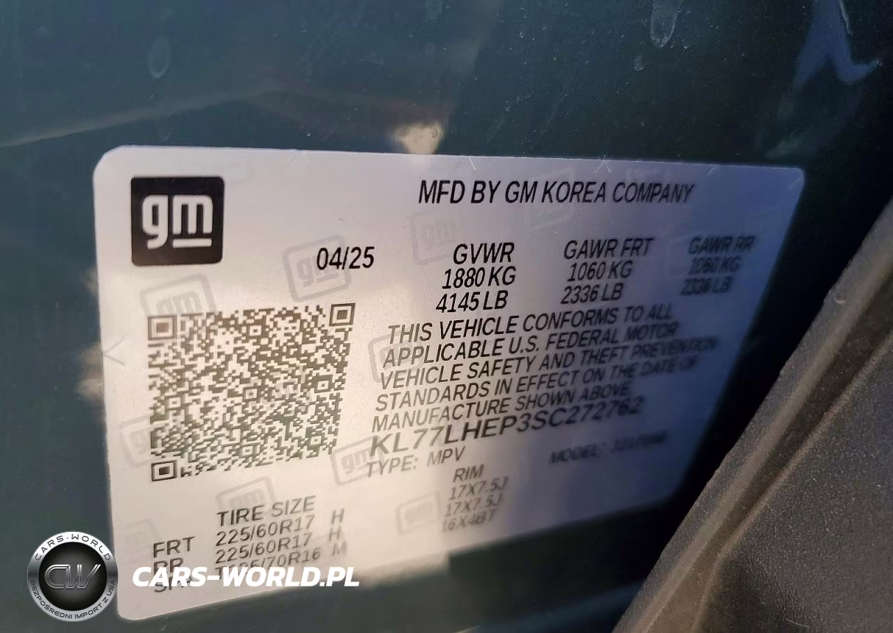 2025 Chevrolet Trax 1Lt VIN:KL77LHEP3SC272762 - 14