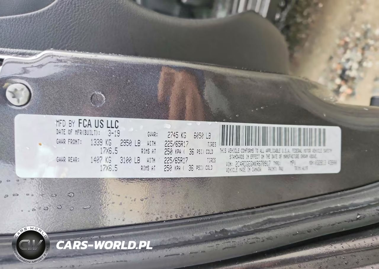 2019 Dodge Grand Caravan Gt VIN:2C4RDGEGXKR670917 - 13