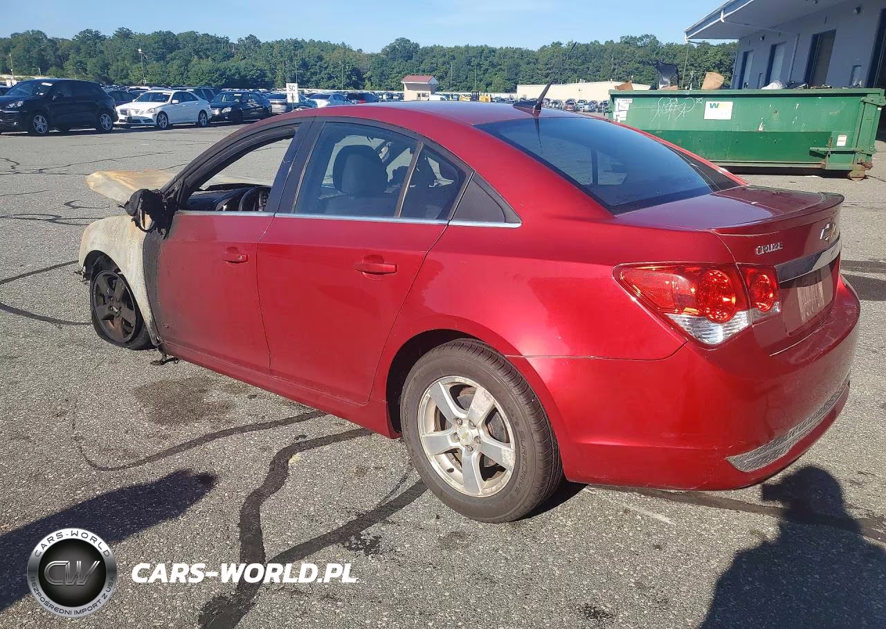 2011 Chevrolet Cruze Lt VIN:1G1PF5S92B7260537 - 2