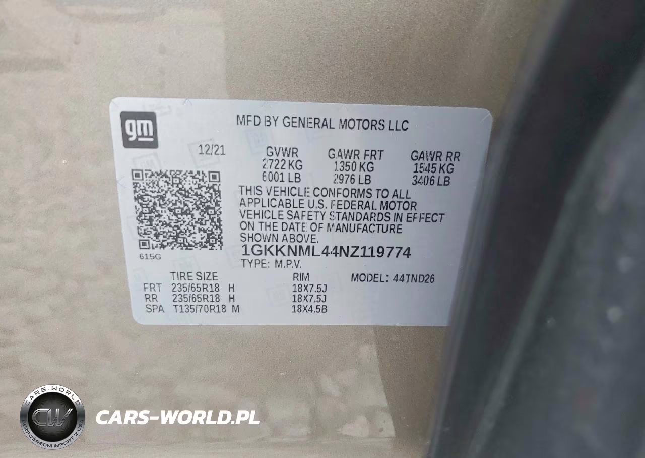2022 GMC Acadia Slt VIN:1GKKNML44NZ119774 - 12