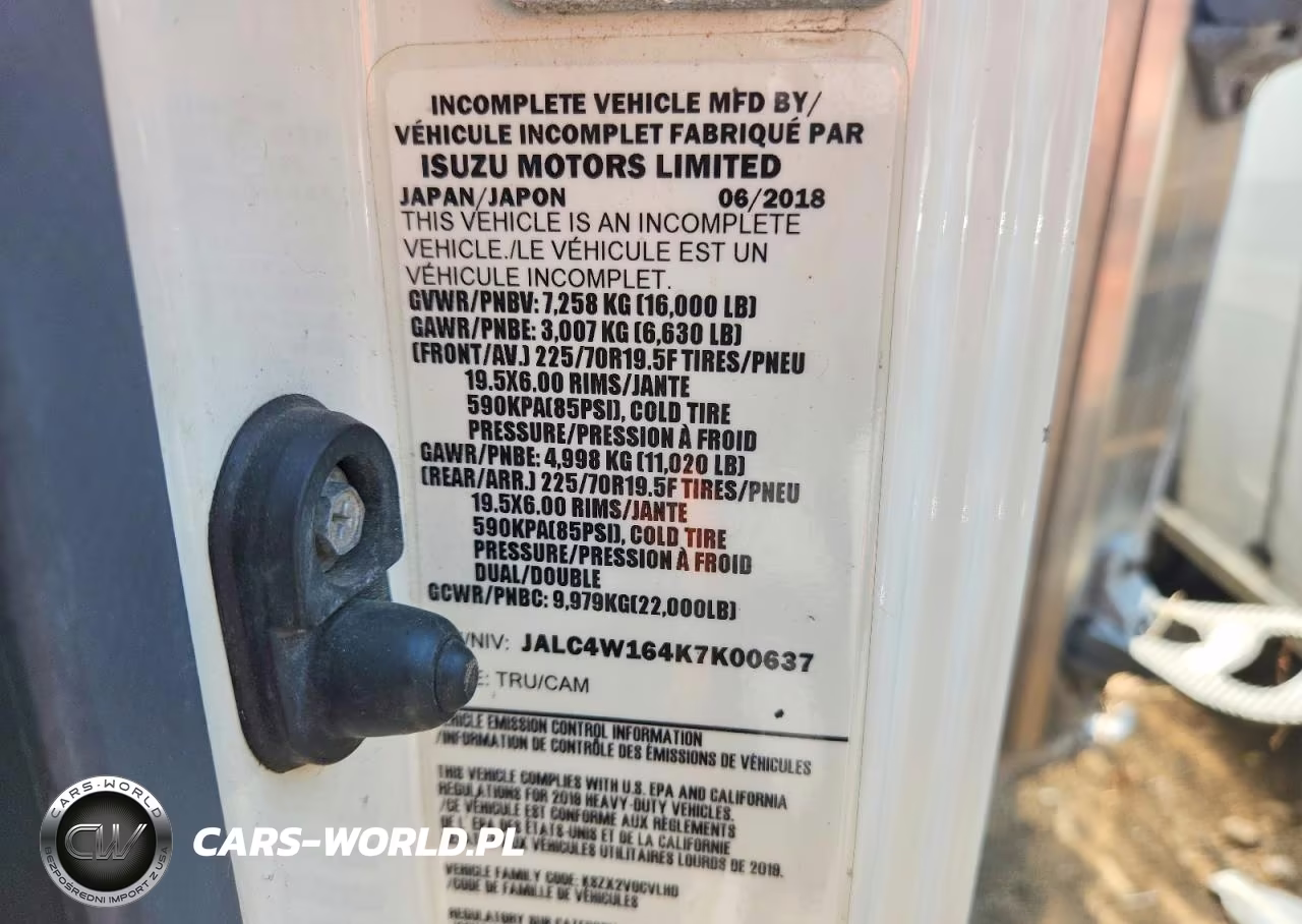 2019 Isuzu Npr Hd Refrigerated Box Truck VIN:JALC4W164K7K00637 - 13