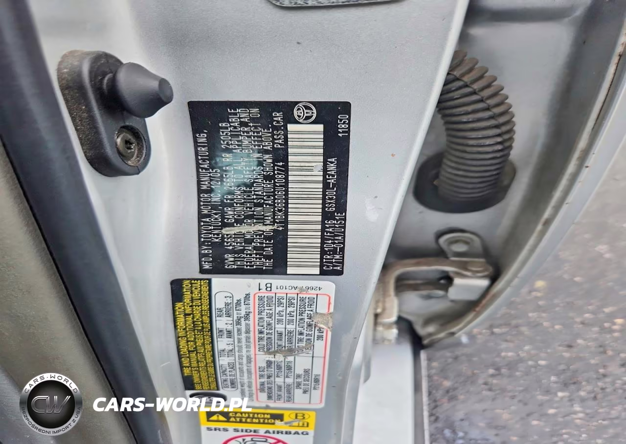 2006 Toyota Avalon Xl VIN:4T1BK36B06U108774 - 12