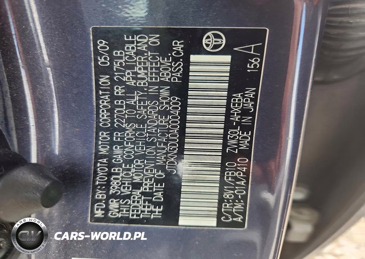 2010 Toyota Prius Ii VIN:JTDKN3DU0A0004009 - 12