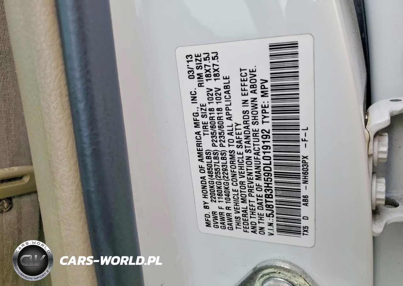 2013 Acura Rdx Technology VIN:5J8TB3H59DL019192 - 13