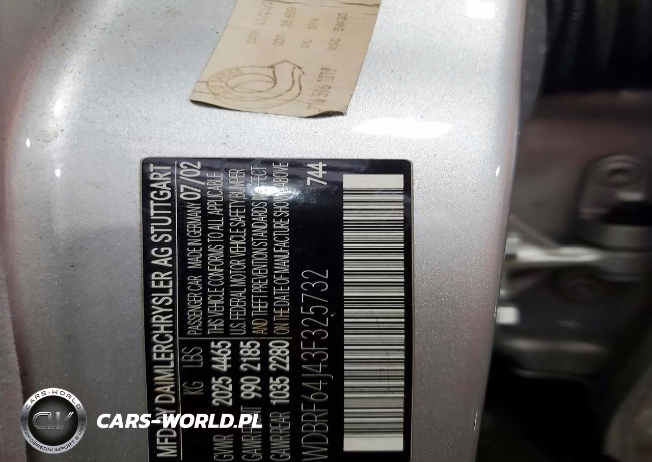 2003 Mercedes-Benz C 320 VIN:WDBRF64J43F325732 - 12