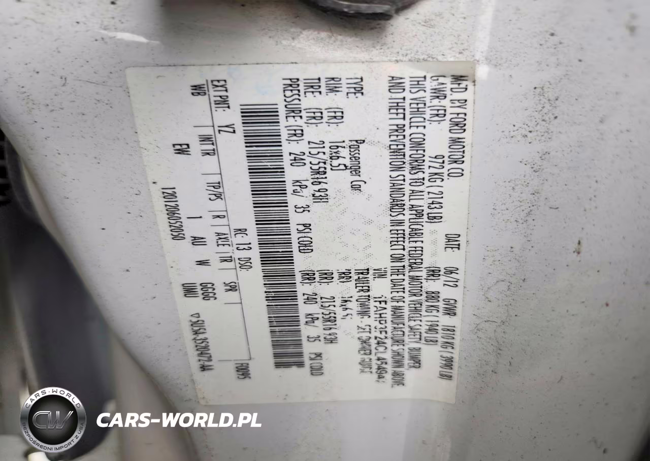 2012 Ford Focus Se VIN:1FAHP3F24CL454947 - 12