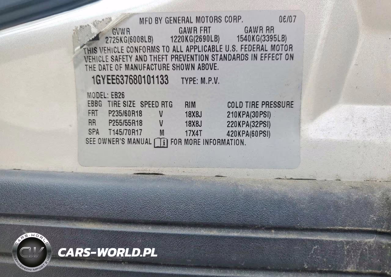 2008 Cadillac Srx VIN:1GYEE637680101133 - 13