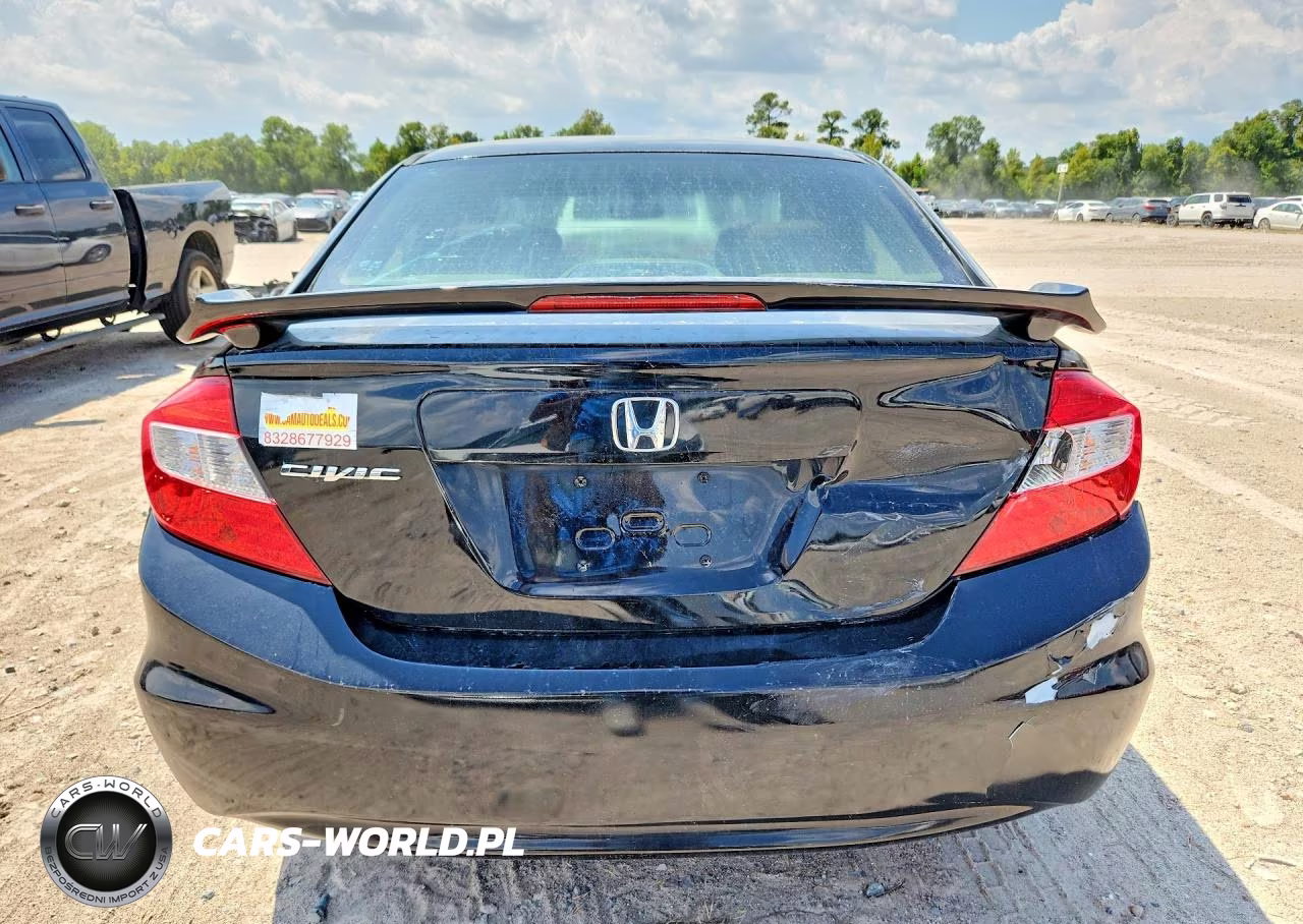 2012 Honda Civic Exl VIN:2HGFB2F96CH543120 - 6