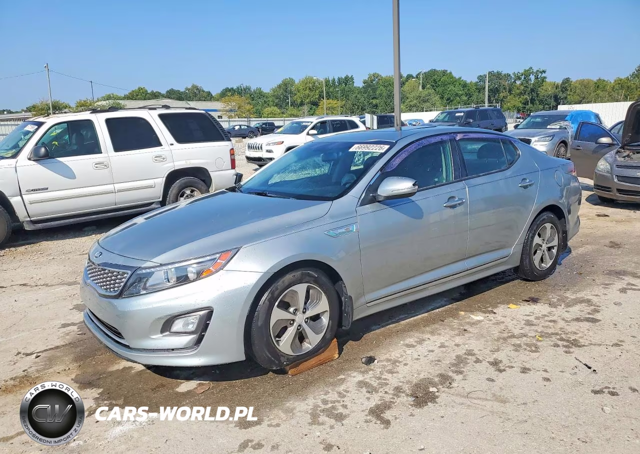 2014 Kia Optima Hybrid VIN:KNAGM4AD6E5070055 - 1